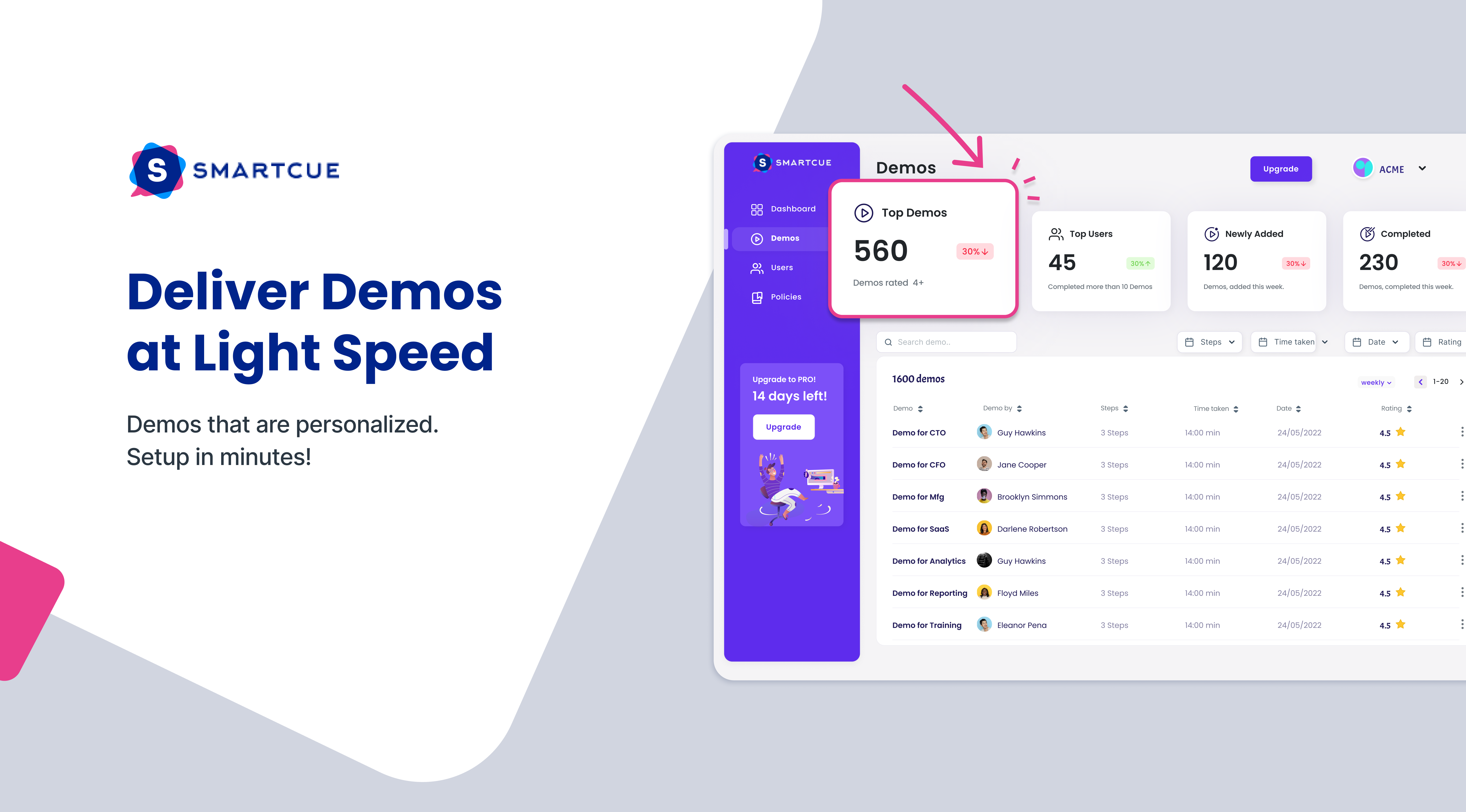 SmartCue Demo Guide🚀